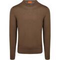 Pull Suitable Pull Laine M&eacute;rinos Taupe Marron
