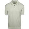 Polo Suitable Knitted Polo Jacquard Vert Clair