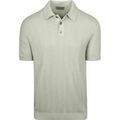 Polo Suitable Knitted Polo Jacquard Vert Clair Grenoble
