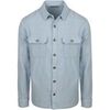 Chemise Suitable Surchemise Textur&eacute;e Bleu Clair Bleu