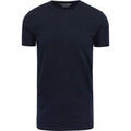T-shirt Garage T-shirt Stretch Basique Marine Col Rond