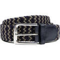 Ceintures sur Grenoble : Ceinture Suitable Ceinture Tiss&eacute;e Marine Taupe Bleu
