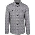 Sweat-shirt Suitable Surchemise Liv A Carreaux Gris