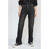 Jeans Le Temps des Cerises Jeans 400/19 mom lux taille haute noir