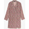 Robe Le Temps des Cerises Robe habbes &agrave; motif fleuri rose Rose