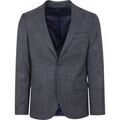 Vestes sur Grenoble : Veste Suitable Colbert Marron Bleu Royal