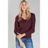 Pull Le Temps des Cerises Pull anya lie de vin