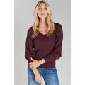 Pull Le Temps des Cerises Pull anya lie de vin