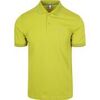 T-shirt Sun68 Polo Petites Rayures Collar Vert Clair