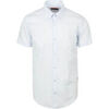 Chemise Suitable Short Sleeves Chemise Cotton Slub Bleu Clair
