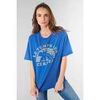 T-shirt Le Temps des Cerises T-shirt riley bleu imprim&eacute; Bleu
