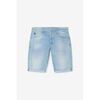 Short Le Temps des Cerises Bermuda landres en jeans bleu clair d&eacute;lav&eacute; Bleu