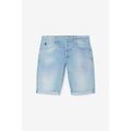 Shorts/Bermuda sur Grenoble : Short Le Temps des Cerises Bermuda landres en jeans bleu clair d&eacute;lav&eacute; Bleu