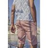 Short Le Temps des Cerises Bermuda chino jogg swoop vieux rose