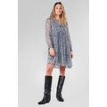 Robe Le Temps des Cerises Robe denali bleue à motif Bleu Robe Le Temps des Cerises Robe denali bleue à motif Bleu Grenoble