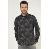 Chemise Le Temps des Cerises Chemise rikel noire &agrave; motif fleuri Noir