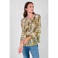 Chemises sur Grenoble : Chemise Le Temps des Cerises Chemise dyana moutarde &agrave; motif tie and dye Jaune