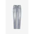 Pantalons sur Grenoble : Jeans Le Temps des Cerises Jeans pulp slim ilion taille haute gris
