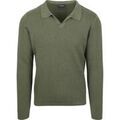 Polo Suitable Pull Riva Structure Melange Vert
