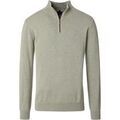 Pull Casamoda Pull-over Demi-Zip Solid Vert Clair