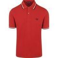 Tee-shirts sur Grenoble : T-shirt Fred Perry Polo Twin Tipped M3600 Rouge 74A