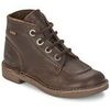 Boots enfant Kickers KICK COL Marron