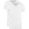 T-shirt Garage T-Shirts Basiques Col-V Lot de 2 Bio Blanc