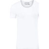 T-shirt Garage Stretch Basique Blanc Col Rond Profond