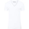 T-shirt Garage Stretch Basique Col-V Profond Blanc