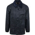 Vestes sur Grenoble : Veste Barbour Veste Cir&eacute;e Bedale Bleu Fonc&eacute; Bleu