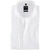Chemise Olymp Chemise Level Five Blanc Coupe Cintr&eacute;e Manchette Double Blanc