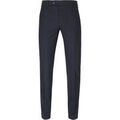 Jeans/Pantalons sur Grenoble : Pantalon Meyer Pantalon Roma M&eacute;lang&eacute; Laine Marine Bleu