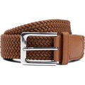 Ceintures sur Grenoble : Ceinture Suitable Ceinture Tiss&eacute;e Taupe Cognac Marron