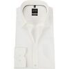 Chemise Olymp Chemise Level 5 Coupe Slim Blanc Cass&eacute; Beige