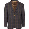 Veste Suitable Prestige Blazer Deloro Carreau Bleu Fonc&eacute; Multicolore