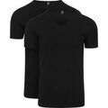 Tee-shirts sur Grenoble : T-shirt Alan Red T-Shirt Oklahoma Stretch Noir (Lot de 2)