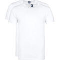 T-shirt Alan Red T-Shirt Derby Col Rond Blanc (Lot de 2) Grenoble