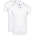Tee-shirts sur Grenoble : T-shirt Alan Red T-Shirt Oklahoma Stretch Blanc (Lot de 2)