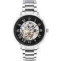 Montre Pierre Lannier Montre Homme AUTOMATIC Noir Acier Argent&eacute; Noir Grenoble