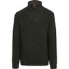 Pull Barbour Pull Demi-Zip New Tyne Laine Vert Olive