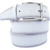 Ceinture Suitable Ceinture Structure En Cuir Blanche