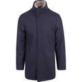 Vestes sur Grenoble : Veste Suitable Manteau Hirsch Mix Laine Marine