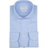 Chemise Profuomo Chemise Tricot&eacute;e Japonais Bleu Clair Bleu
