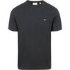 T-shirt Gant T-shirt Shield Logo Noir