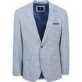 Veste Suitable Colbert Grou Impression Bleu Clair Grenoble