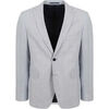 Veste Suitable Veste de Costume De Lin Rayures Bleu Clair