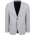 Vestes sur Grenoble : Veste Suitable Veste de Costume De Lin Rayures Bleu Clair