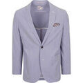Vestes sur Grenoble : Veste Suitable Colbert Lind Rayures Bleu