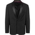 Vestes sur Grenoble : Veste Suitable Smoking Colbert Brooklyn Laine m&eacute;lange Noir