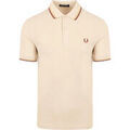 T-shirt Fred Perry Polo M3600 Ecru W55 Grenoble